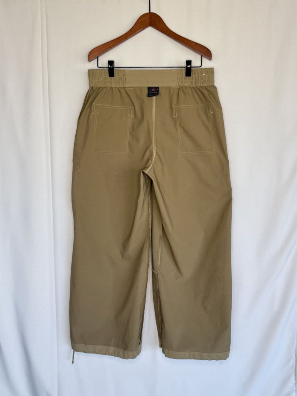 Nike Jordon Brown Kelp Heavyweight High Rise Cargo Wide Leg Jogger Pant X-Large - Picture 12 of 16